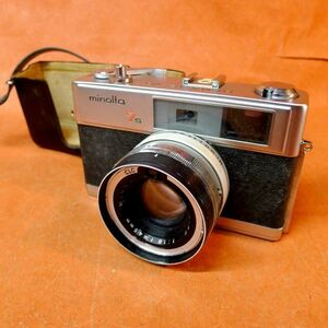 a250 MINOLTA 7S レンジファインダー ケース付 フィルムカメラ サイズ:幅約14cm 高さ約9cm 奥行約8.5cm/60