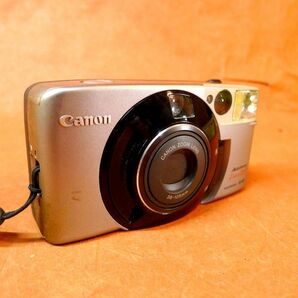 a258 Canon Autoboy Luna 105 コンパクトフィルムカメラ サイズ:幅約12.5cm 高さ約6.5cm 奥行約5cm/60の画像1