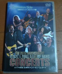 DVD ロックの殿堂 ２５周年アニバーサリーコンサート 白熱のロックスピリッツ編 （オムニバス） メタリカ U2 ミック・ジャガー　　　