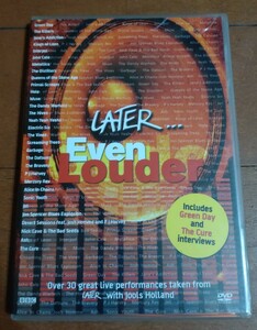 DVD レイター：Ｅｖｅｎ Ｌｏｕｄｅｒ （オムニバス） グリーンデイ キラーズ プライマルスクリーム ジェット キュアー 他多数収録