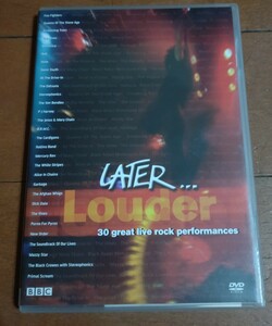 DVD レイター：ＬＯＵＤＥＲ （オムニバス） フーファイターズ メタリカ ホール ニューオーダー プライマルスクリーム 他多数収録