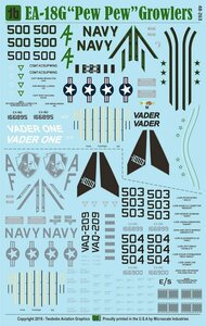 トゥーボブス 48-263 1/48 EA-18G Pew Pew Growlers