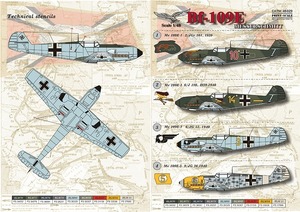 プリントスケール 48-029 1/48 メッサーシュミット Me-109 E Part 1