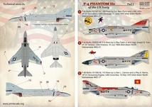 プリントスケール 72-265 1/72 アメリカ海軍 F-4 ファントム Part 1_画像1