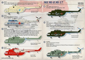 プリントスケール 72-311 1/72 ミル Mi-8