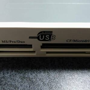 Frontier★マルチカードリーダー【MS/Pro/Duo・SD/MMC・CF/Microdrive】USB接続/送料込/中古