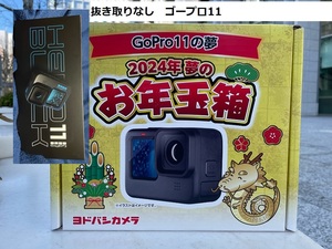 GoPro11 ゴープロ11 ヨドバシ 福袋 2024 GoPro GoProの夢 ゴープロ カメラ 夢のお年玉箱 CHDHX-111-FW SHORY SDカード HERO11 SWIVEL CLIP