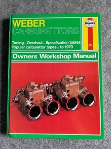  partition nzHaynes way bar WEBER carburetor Owners Workshop Manual