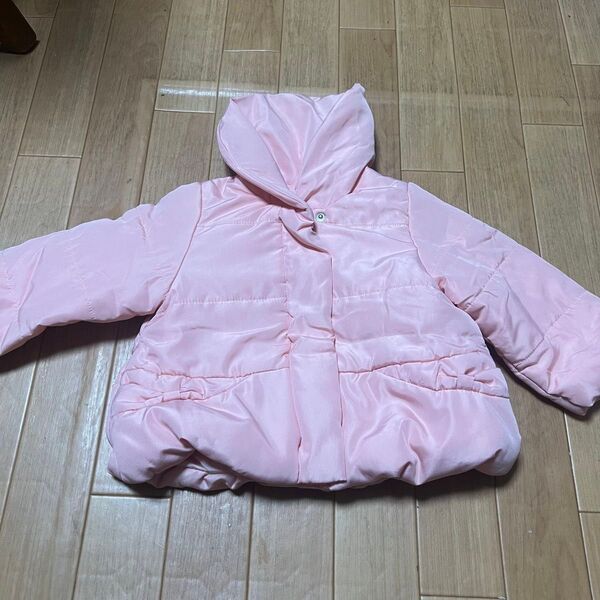 80cm アウター ピンク ラブアンドピースアンドマネー コート