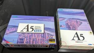 PCG032【サイズ80 現状品 2個セット】A5完全版 A5 ARTDINK PC WINDOWS ゲーム POWER VR A列車で行こう 95