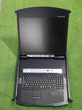 ATEN Dual Rail LCD KVM Switch KL1516AiN 通電確認のみ#MH0089_画像1