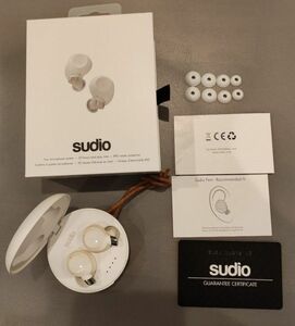 Sudio FEM SD-0081 （ホワイト）ワイヤレスイヤホン