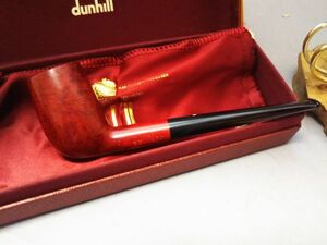 安値スタート！　オールド　未使用　DUNHILL BRUYERE ダンヒル　②A #75 O　MAIDE IN ENGLAND15 70年代　箱・布袋・小冊子つき