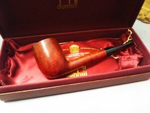 安値スタート！　オールド　未使用　DUNHILL BRUYERE ダンヒル　③A #38F/T　自立　MAIDE IN ENGLAND 0 60年代　箱・布袋・小冊子つき