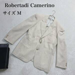 【美品】ロベルタディカメリーノ（Roberta di Camerino) テーラード　ジャケット Mサイズ　アイボリー