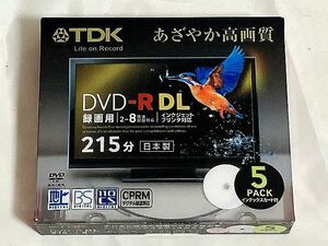 ☆TDK 録画用DVD-R DL 215分 5PACK☆