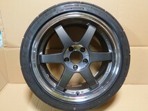 RAYS VOLK RACING TE37SL 17インチ 8.5J OFF+40 5H-114.3 ＆ FALKEN AZENIS ART615K+　235/40R17　２本セット_画像3