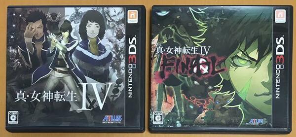 説明書付き送料無料 2本セット 3DS 真・女神転生4 + 真・女神転生IV FINAL ファイナル 真女神転生 即決 動作確認済 匿名配送