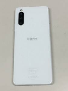 送料無料 極美品　Xperia 10 III SO-52B 6インチ メモリー6GB ストレージ128GB ホワイト ドコモ