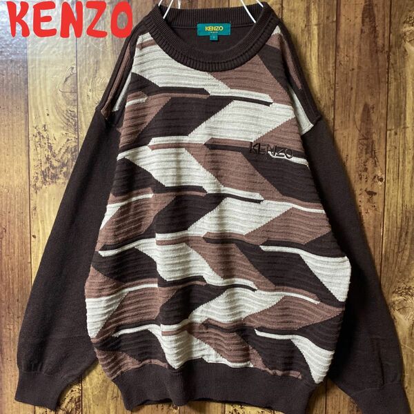 KENZO ケンゾー　ニット　セーター　90s