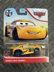 マテル カーズ ダイナコ クルーズ ラミレス ミニカー　 MATTEL CARS キャラクターカー DINOCO CRUZ RAMIREZ 51 次世代レーサー