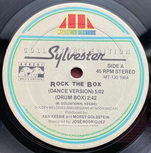Sylvester / Rock The Box 12inch盤 その他にもプロモーション盤 レア盤 人気レコード 多数出品。