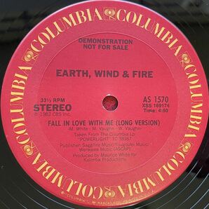 プロモ盤 Earth, Wind & Fire / Fall In Love Withe Me (Long Version) l12inch盤 その他にもプロモーション盤 人気レコード 多数出品。の画像1