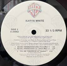 Karyn White人気曲 Secret Rendezvous 12inchサイズその他にもプロモーション盤 レア盤 人気レコード 多数出品。_画像1