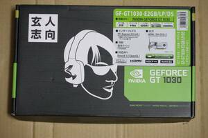 玄人志向 GF-GT1030-E2GB/LP/D5 中古