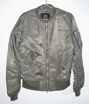 美品(2回着用) MA-1 ALPHA INDUSTRIES アルファインダストリーズ ID URBAN RESARCH アーバンリサーチ コラボ フライトジャケット オリーブ_画像1