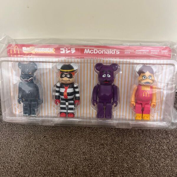 ベアブリック マクドナルド ゴジラVSマクドナルド BE RBRICK マック フィギュア ゴジラ GODZILLA be