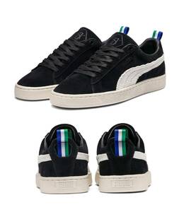  Puma 23.5cm SUEDE regular price 17380 jpy big Sean collaboration suede sneakers BIG SEAN black white black white 