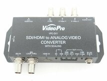 中古品　　VideoPro VPC-DX1 コンバーター SDI/HDMI to ANALOG 変換器 映像機器　　送料無料_画像4