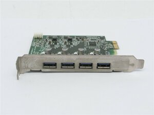 ★中古動作品BUFFALO IFC-PCIE4U3S 4ポート USB3.0 インターフェース　送料無料