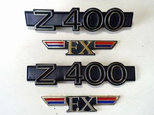 ★Z400FX(E3)純正サイドカバーエンブレム★送料180円★