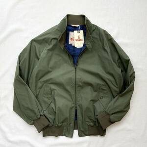 ■1円〜 ＜別注・未使用!!＞■BARACUTA バラクータ×ビームスプラス ハリントンジャケット G9 スイングトップ カーキ 42(XL) BRCPS0598