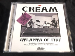 ●Cream - Atlanta Of Fire : Mid Valley プレス1CD