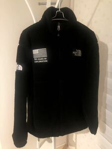 未使用保管品 試着のみ ノースフェイス THE NORTH FACE SNOW CITY FLEECE JACKET フリースジャケットホワイト 黒 Lサイズ