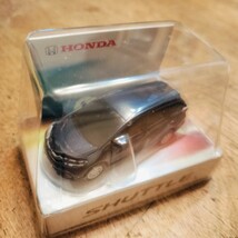 【非売品】ホンダ シャトル ミッドナイトブルー Honda SHUTTLE LEDキーホルダー チョロQ プルバック式 ミニカー _画像3