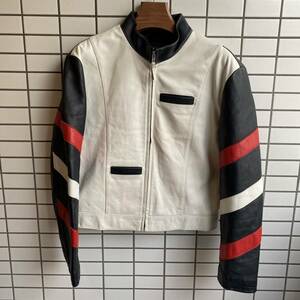 R.B.C LEGEND JACKET シングルライダースジャケット　L 本革 裏地キルティング 中綿入り オールレザー　スタンドカラー バイカージャケット