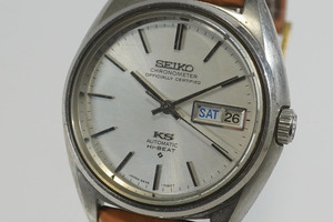 1円~【992】実働　KINGSEIKO／キングセイコー　CHRONOMETER　OFFICIALLY　CERTIFIED　HI-BEAT　5626-7060　自動巻き　デイデイト　腕時計