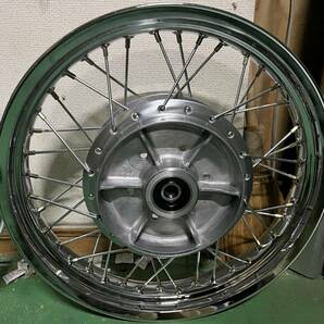 Ｚ１ Z ２ 前後１８インチ  ワイド スポークホイール/メッキ6穴BEETセブンZ1ハヤシZ2ドラム OZメルバ Z900 Z750RS Z750FX Z1000A1 の画像2