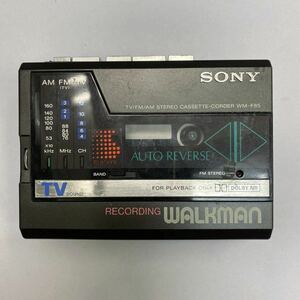 TR88 ラジオOK SONY WM-F85 WALKMAN ポータブルラジオカセットレコーダー カセットウォークマン ソニー ポータブルカセットプレーヤー 