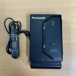 CW42 通電OK Panasonic RQ-P515 ポータブルラジオカセットプレーヤー カセットウォークマン パナソニック 外付け電池ケース リモコン 付き