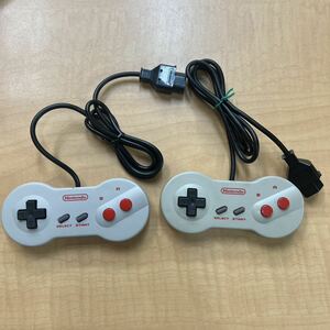 Nintendo 任天堂 ニューファミコン コントローラー 2個 まとめて セット 動作未チェック