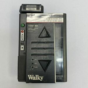 TR91 ラジオOK TOSHIBA KT-RS7 Walky ポータブルラジオカセットレコーダー 東芝 WALKMAN カセットウォークマン マイク付