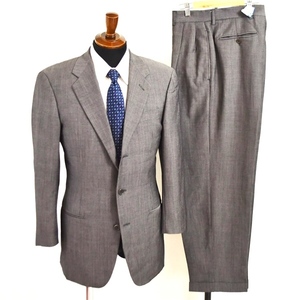 4xb007] Barneys New York Mohair Mixed 3 Button Single Suit S Ya4 Dark Grey Extra Standard Populting 108015 Лето весна / лето