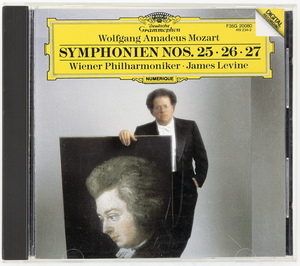 モーツァルト：交響曲第25番、26番、27番　レヴァイン/ウィーン・フィルハーモニー管弦楽団