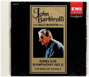 シベリウス：交響曲第2番、トゥオネラの白鳥　ジョン・バルビローリ指揮／ハレ管弦楽団