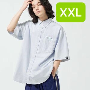 【XXL】オーバーサイズシャツ Mrs. GREEN APPLE GU ストライプ